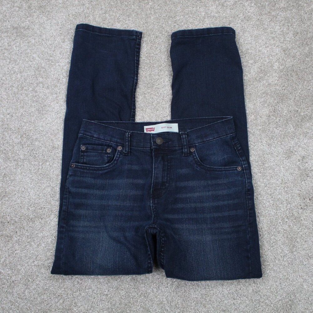 Levi's 511 Slim Jeans Womens 14 Reg (27x27) Blue Cotton Stretch‎ 5-Pocket Denim